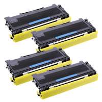 Compatible Brother TN360 toner cartridges, high yield, 4 pack