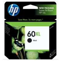 HP 60XL, CC641WN OEM ink cartridge, high yield, black