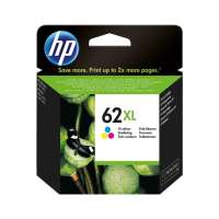 HP 62XL, C2P07AN OEM ink cartridge, high yield, tri-color