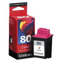 Lexmark 80, 12A1980 OEM ink cartridge, color