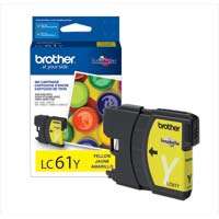 Brother LC61Y original ink cartridge, yellow